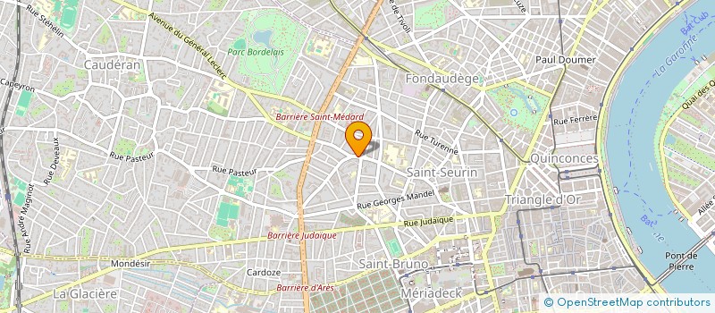 localisation de l'entreprise LE CINTRE DU MONDE à BORDEAUX
