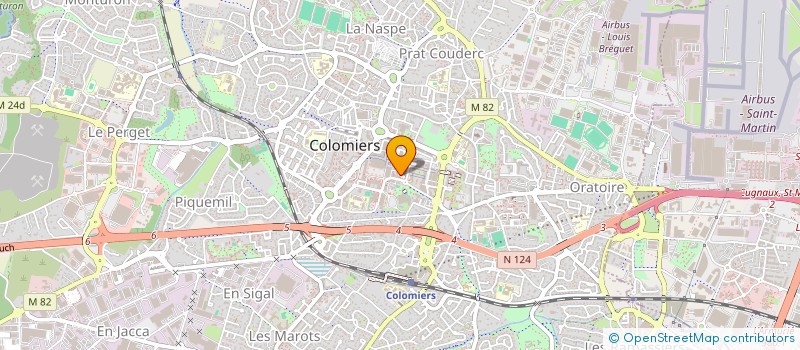localisation de l'entreprise LE CIRCUIT DU VIN à COLOMIERS