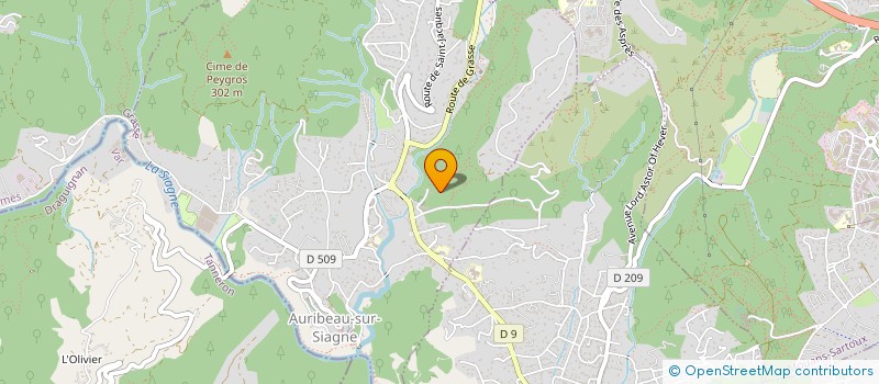 localisation de l'entreprise LE CIRIER  AURIBEAU-SUR-SIAGNE