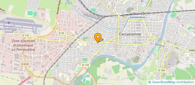 localisation de l'entreprise LE CIRK  CARCASSONNE