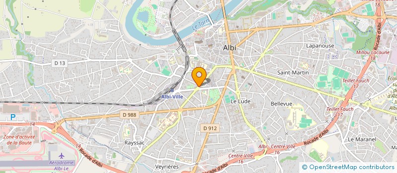 localisation de l'entreprise LE CIRON PLUS  ALBI