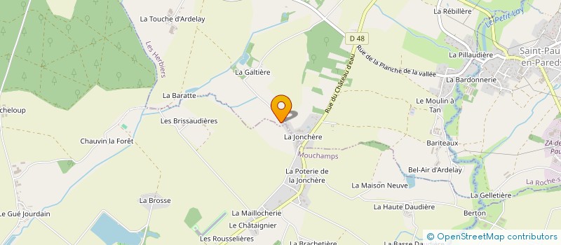 localisation de l'entreprise LE CIRQUE ABSENT  HERBIERS (LES)