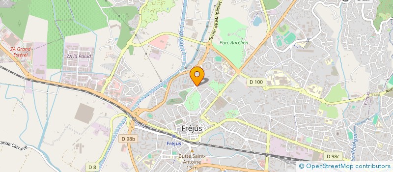 localisation de l'entreprise LE CIRQUE D' O à FREJUS