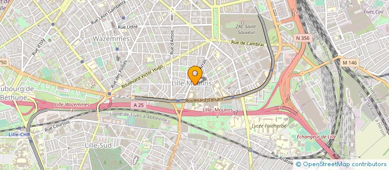 localisation de l'entreprise LE CIRQUE DU BOUT DU MONDE à LILLE