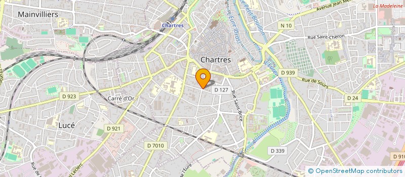 localisation de l'entreprise LE CIRQUE EN EQUILIBRE à CHARTRES