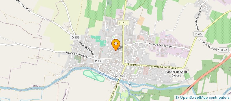 localisation de l'entreprise LE CIRQUE HORS LIMITE à JARNAC