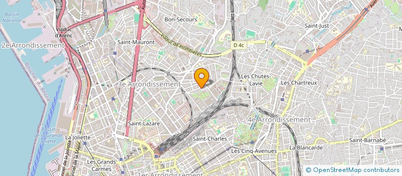 localisation de l'entreprise LE CIRQUE MUSCHU à MARSEILLE