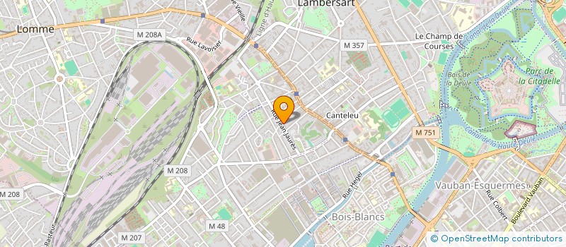 localisation de l'entreprise LE CIRQUE SAUVAGE à LILLE