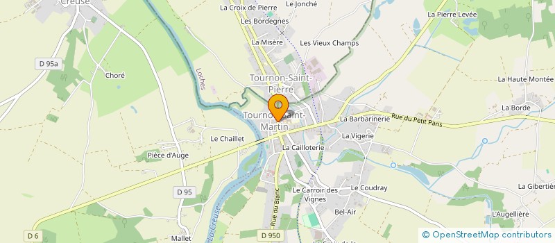 localisation de l'entreprise LE CISEAU DE PAULINE à TOURNON-SAINT-MARTIN