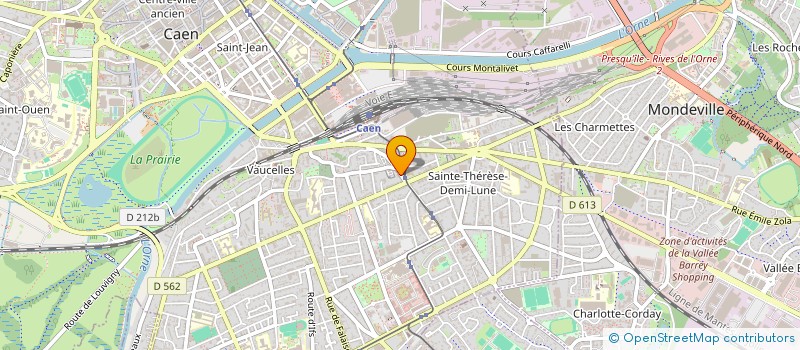 localisation de l'entreprise LE CITRON DU VAUGUEUX à CAEN