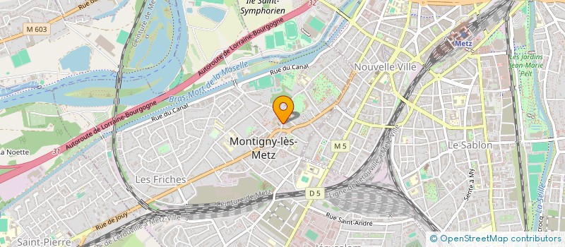 localisation de l'entreprise LE CITRON GARE  MONTIGNY-LES-METZ