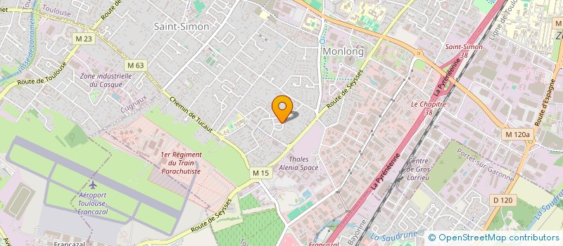 localisation de l'entreprise LE CITRON VERT à TOULOUSE