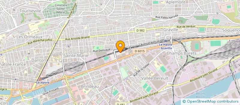 localisation de l'entreprise LE CITY ACADEMY  LE HAVRE