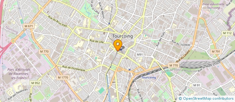 localisation de l'entreprise LE CITY BAR  TOURCOING