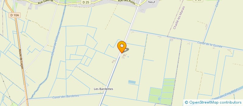 localisation de l'entreprise LE CLAIN  SAINTE-RADEGONDE-DES-NOYERS