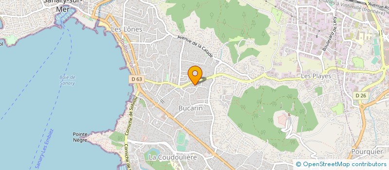 localisation de l'entreprise LE CLAIR MATIN à SIX-FOURS-LES-PLAGES