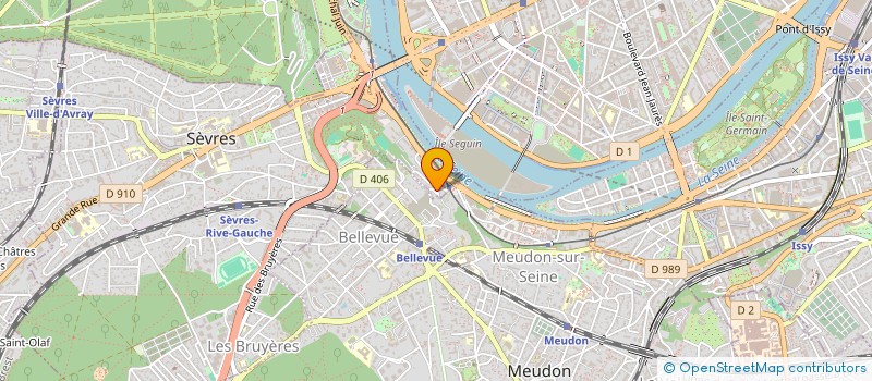 localisation de l'entreprise LE CLAIR SEJOUR à SEVRES