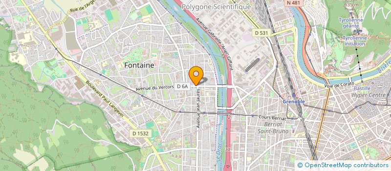 localisation de l'entreprise LE CLAIREFONTAINE à FONTAINE