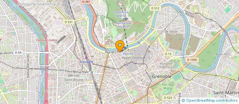 localisation de l'entreprise LE CLAM'S à GRENOBLE