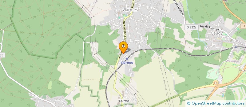 localisation de l'entreprise LE CLAN  VIARMES