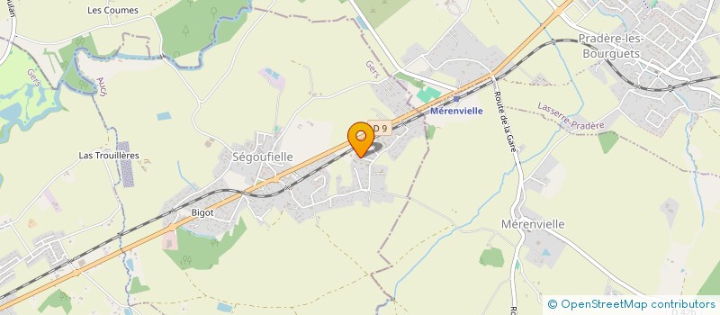 localisation de l'entreprise LE CLAN  SEGOUFIELLE