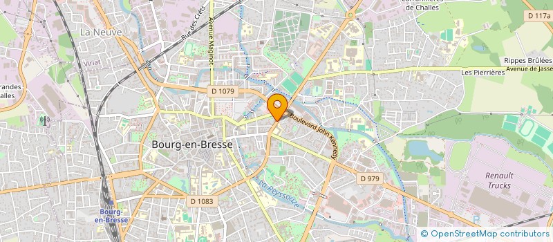 localisation de l'entreprise LE CLAN à BOURG-EN-BRESSE