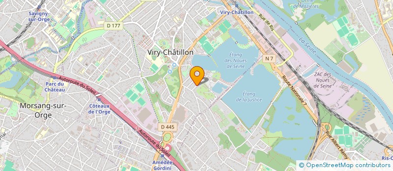localisation de l'entreprise LE CLAN D à VIRY-CHATILLON