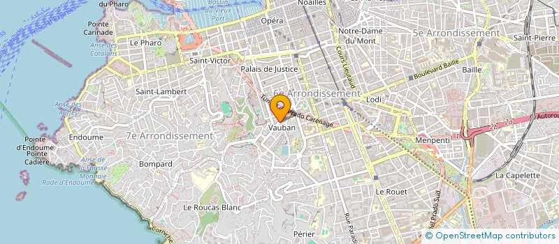 localisation de l'entreprise LE CLAN DE LA PATATE  MARSEILLE