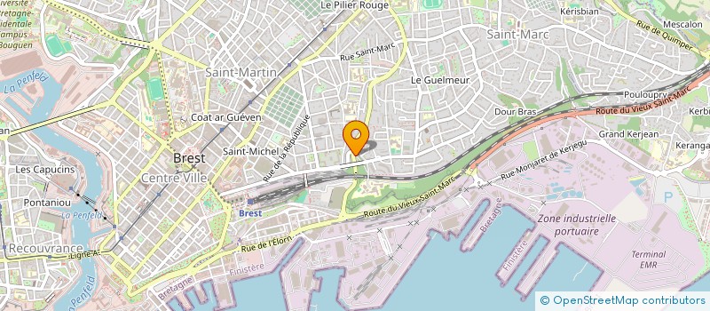 localisation de l'entreprise LE CLAN DES SEMI-CROUSTILLANTS  BREST