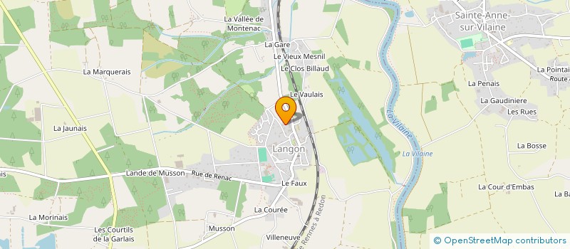 localisation de l'entreprise LE CLAN DES SIX  LANGON