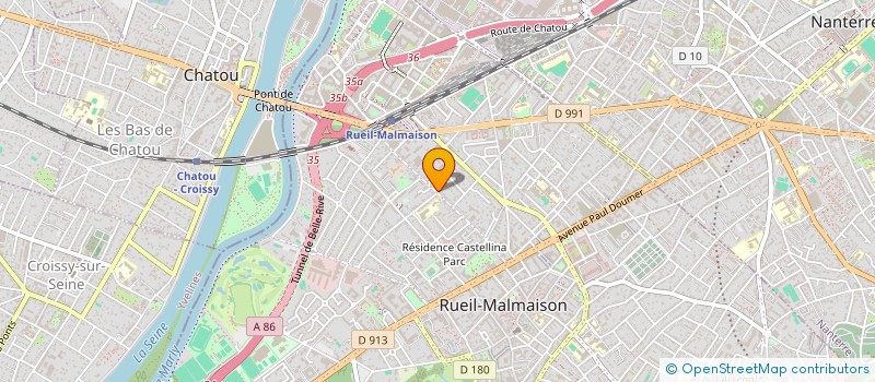 localisation de l'entreprise LE CLAN DES VI à RUEIL-MALMAISON