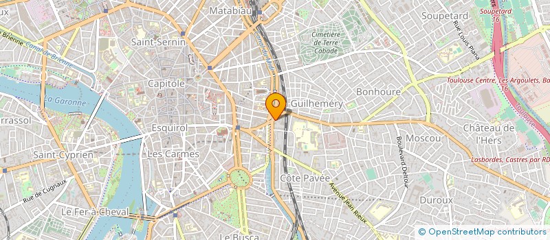 localisation de l'entreprise LE CLAP DE GUILHEMERY à TOULOUSE