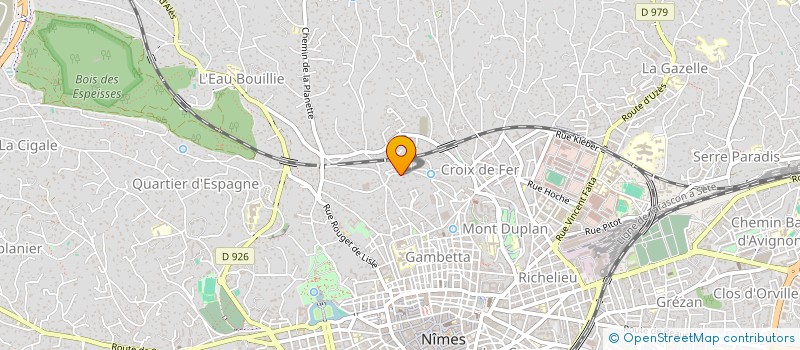 localisation de l'entreprise LE CLAPAS  NIMES