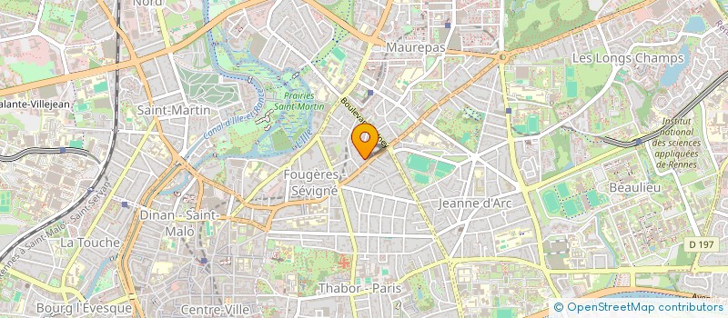 localisation de l'entreprise LE CLAPIER  RENNES