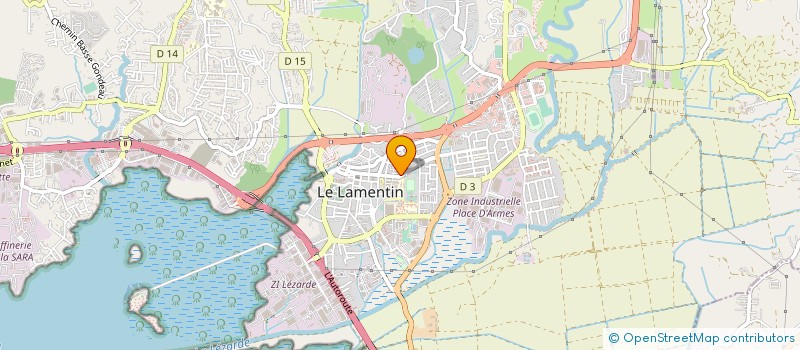 localisation de l'entreprise LE CLAPS'ONE  LE LAMENTIN