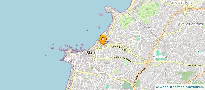 localisation de l'entreprise LE CLAPTON à BIARRITZ