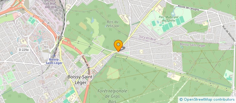 localisation de l'entreprise LE CLARY à BOISSY-SAINT-LEGER