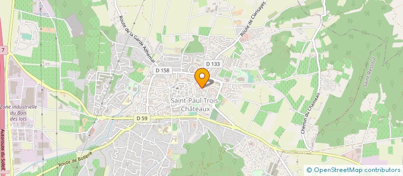 localisation de l'entreprise LE CLASH THEATRE  SAINT-PAUL-TROIS-CHATEAUX