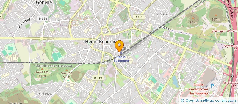 localisation de l'entreprise LE CLASSE DALLE à HENIN-BEAUMONT