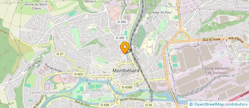 localisation de l'entreprise LE CLASSICO 70  HERICOURT