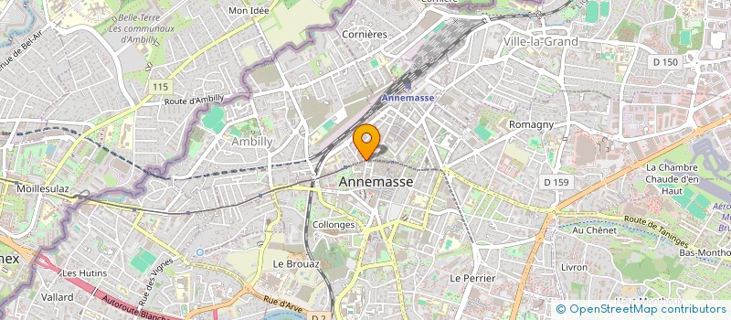 localisation de l'entreprise LE CLASSICO à ANNEMASSE
