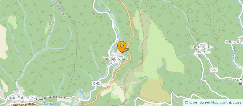 localisation de l'entreprise LE CLAUS  CAUDEBRONDE