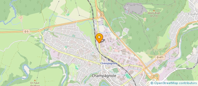 localisation de l'entreprise LE CLAVELIN  VERS-EN-MONTAGNE