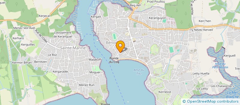 localisation de l'entreprise LE CLECH  BENODET