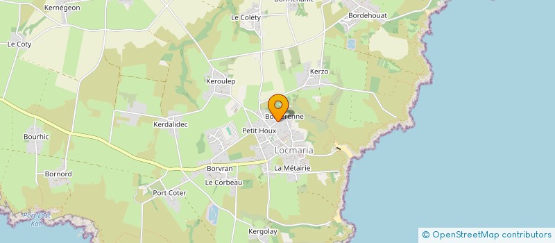 localisation de l'entreprise LE CLECH JEAN YVES  LOCMARIA