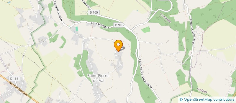 localisation de l'entreprise LE CLECH ROBIN  SAINT-PIERRE-DU-VAL