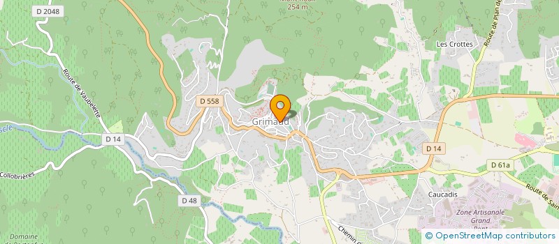localisation de l'entreprise LE CLEM S à GRIMAUD