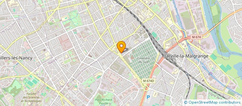 localisation de l'entreprise LE CLEMENCEAU  VANDUVRE-LES-NANCY