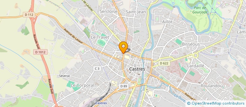 localisation de l'entreprise LE CLEMENCEAU  CASTRES