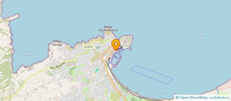 localisation de l'entreprise LE CLEMENCEAU à CALVI
